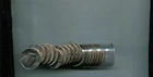 1976 D $10 KENNEDY HALF DOLLAR 20 COIN ROLL CH BU 9064T