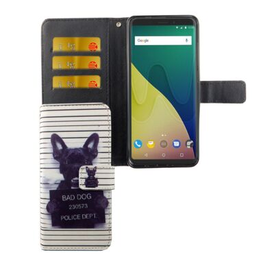 Handyhülle Schutz Case für Wiko View XL Cover Tasche Wallet Etui Handyhülle Neu
