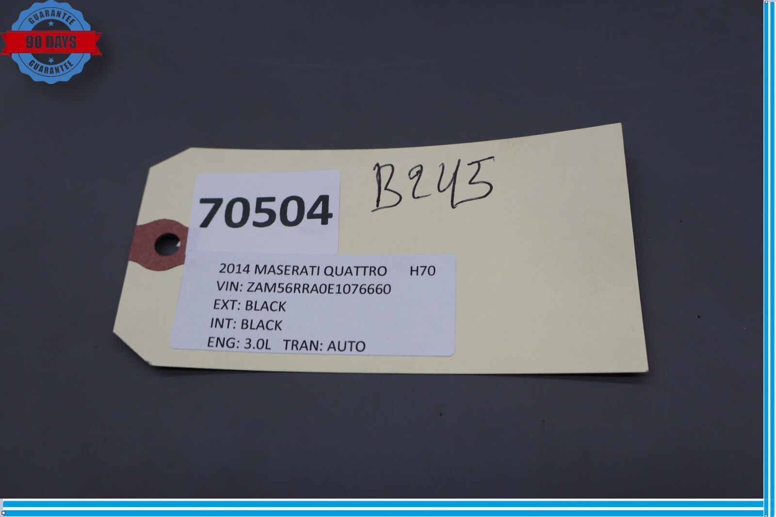 Maserati Quattroporte 2014-2022 Left Dashboard side trim panel