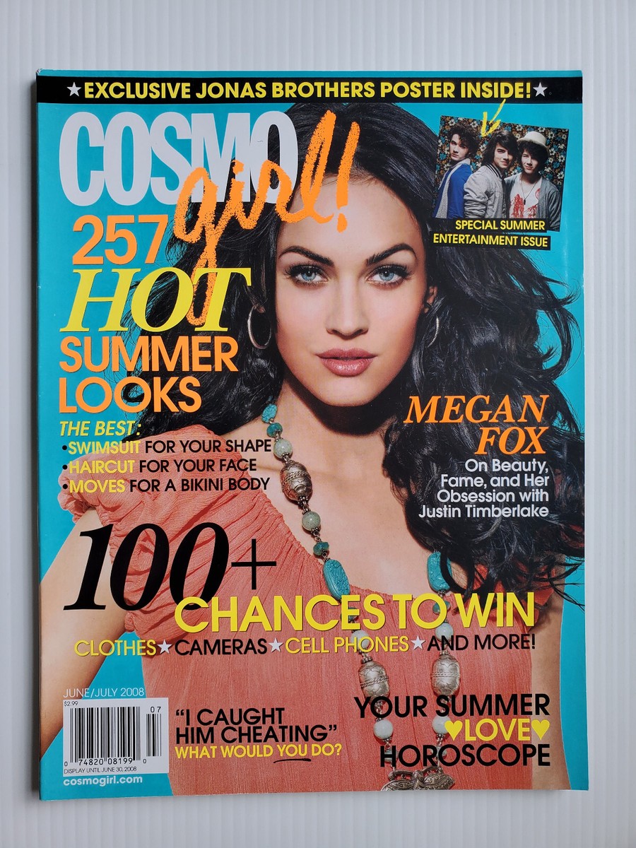 2008 COSMO Girl mag MEGAN FOX Jonas Brothers KRYSTEN RITTER Amber
