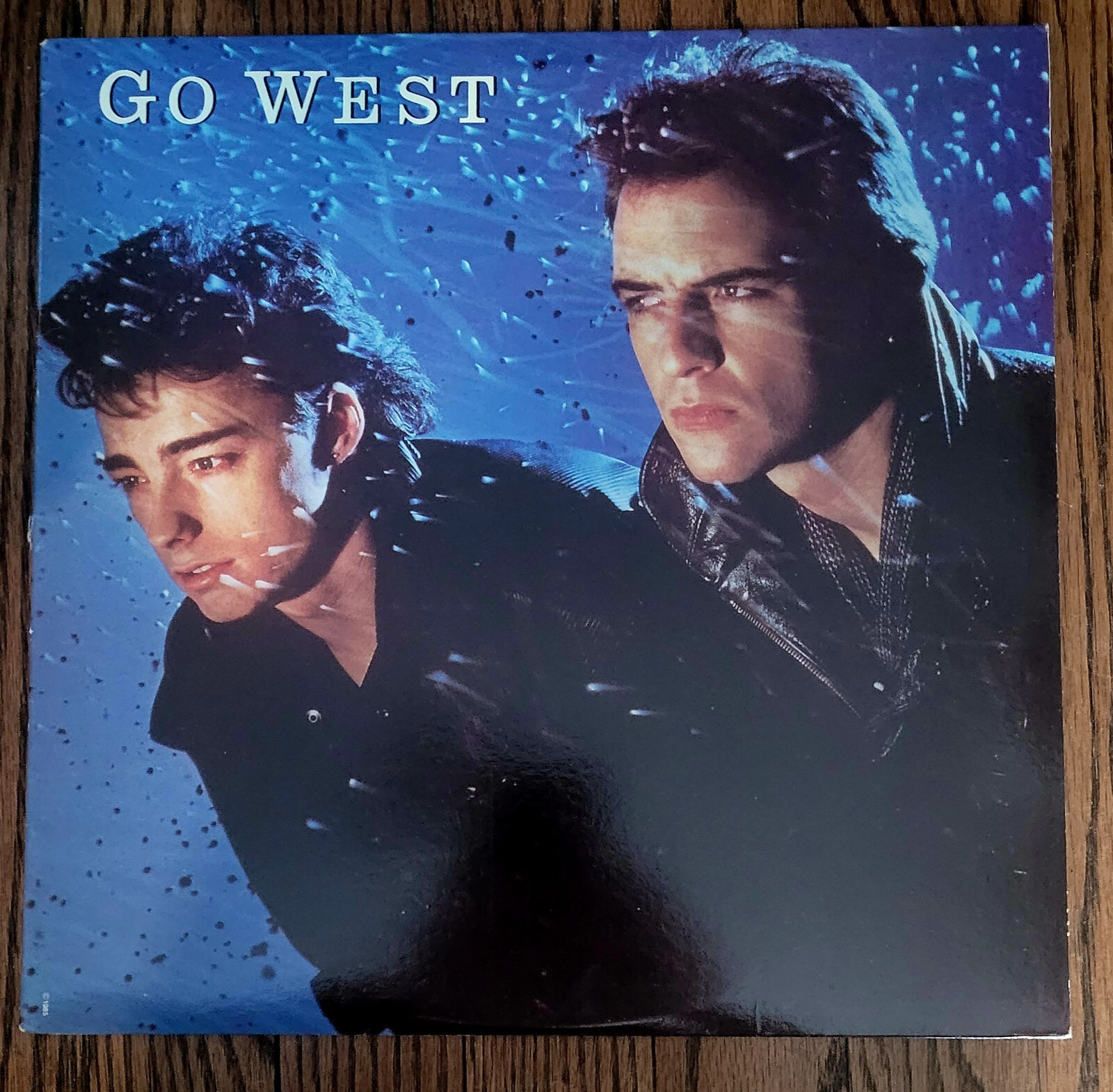 Go West SelfTitled, 1985 Vintage Vinyl LP Record We Close Our Eyes