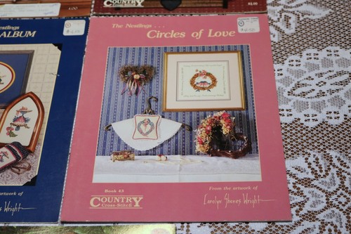 COUNTRY CROSS STITCH 8 26 28 43 46 67 101 Cupboard Quilts Birds Love Barn UPICK - Picture 14 of 17