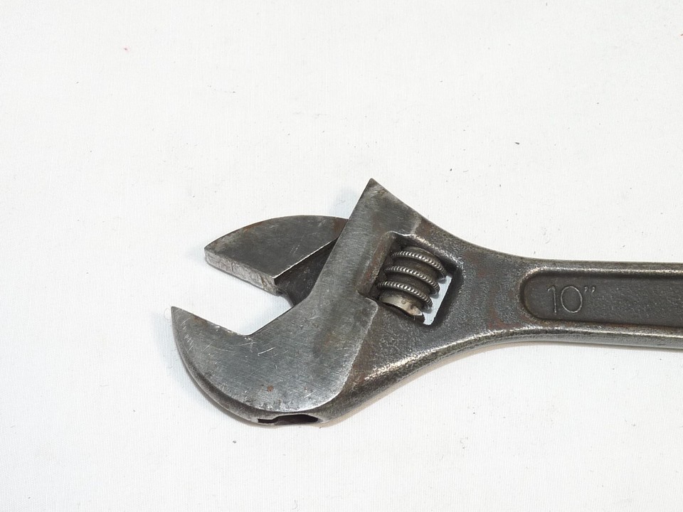 Snap On Tools/BluePoint 10” Adjustable Wrench USA Alloy Steel