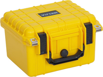 MEIJIA Portable All Weather Waterproof Camera Case with Foam, Yellow