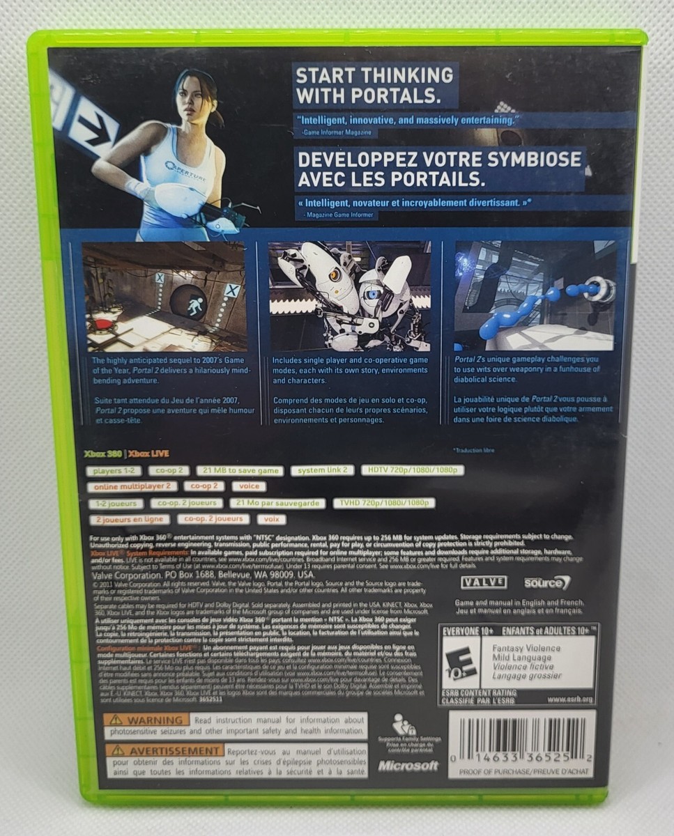 (未使用･未開封品)　ポータル 2 - Xbox360 7z28pnb Amazon | ポータル 2 - Xbox360 | ゲームソフト