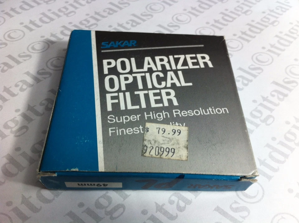 49mm PL Polarizer Polarizing Polar Pola Glass Lens Filter 49 mm Sakar Polariser - Image 2 of 3