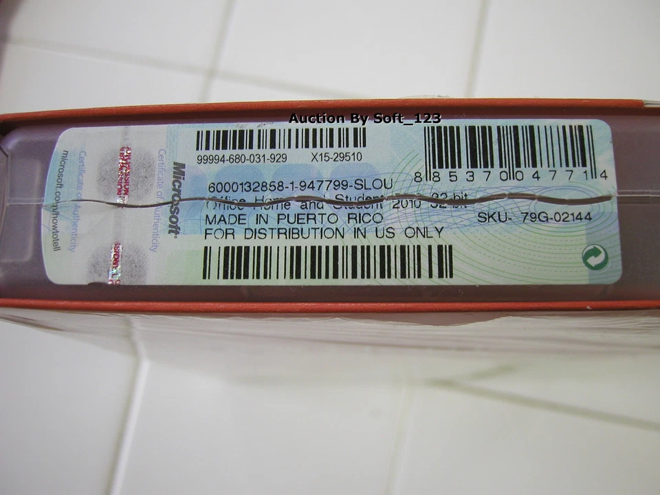 Microsoft MS Office 2010 Home and Student Family Pack For 3PCs x3 =RETAIL BOX= - Image 3 of 3