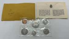1970 Canada Proof Like Uncirculated 6 Coin RCM Mint Set w/ Envelope & Cello