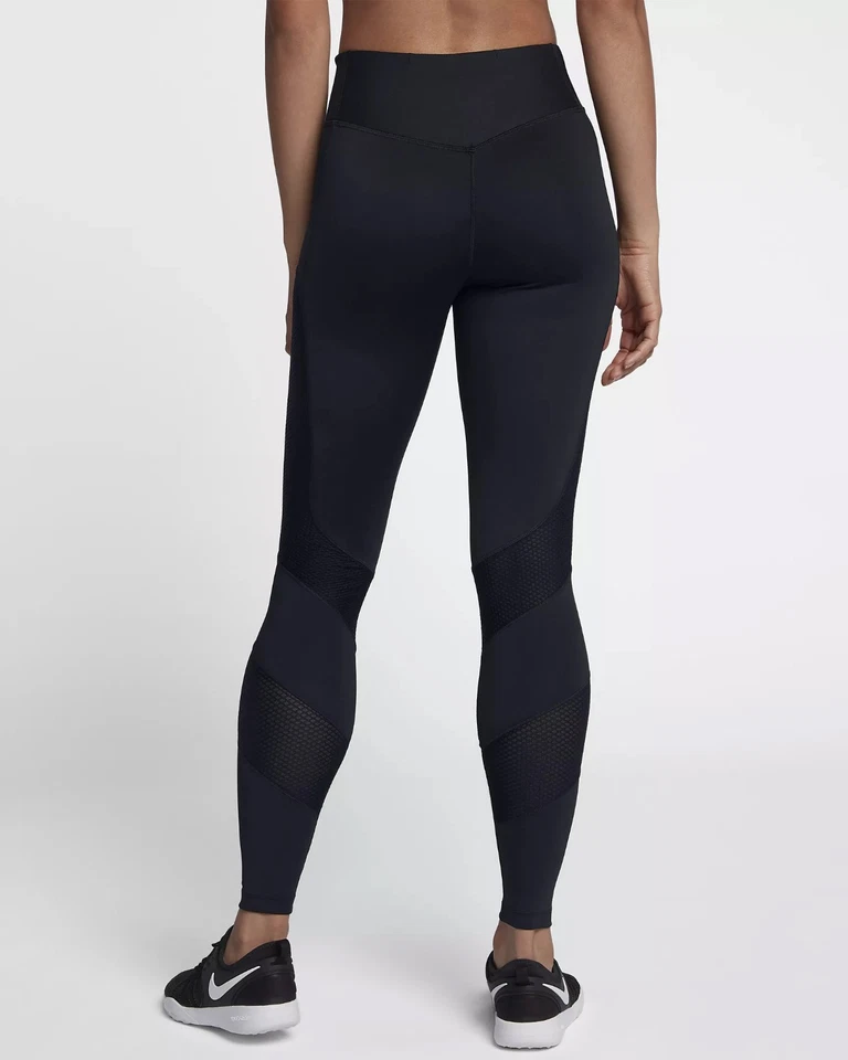WOMENS NIKE POWER TIGHT FIT YOGA PILATES BARRE GYM TRAINING TIGHTS - MED - $100 - Image 4 of 4