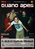Guano Apes - Walking On A Thin Line, Offenbach 2003 | Konzertplakat | Poster