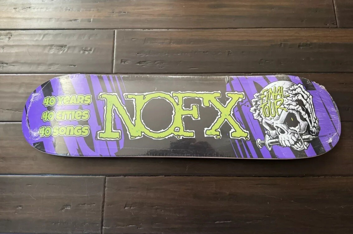 NOFX スケートボードデッキ 40 Years Final Tour NOFX スケートボードデッキ 40 Years Final Tour