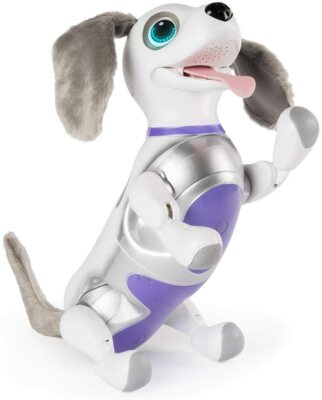 TAKARA TOMY Hello! Zoomer Miniature Dachs White Robot Dog Aibo | eBay