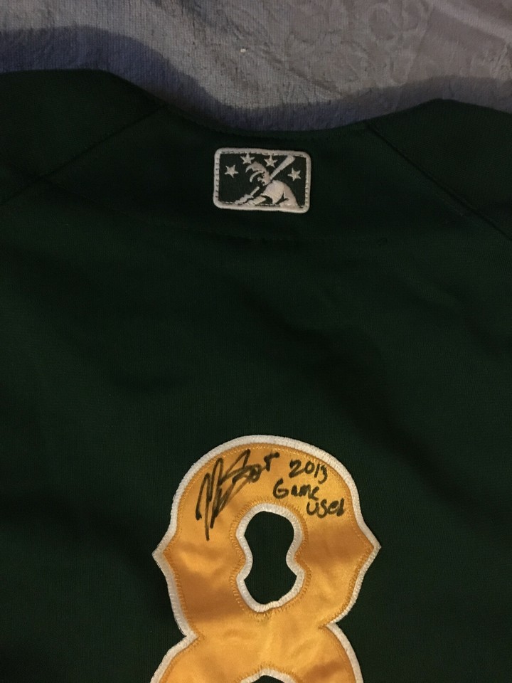 TOMMY LASTELLA 2012 AUTOGRAPH GAMEWORN JERSEY LYNCHBURG HILLCATS MiLB