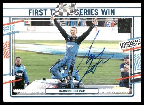 Signed 2024 Donruss #182 Carson Hocevar IP Auto