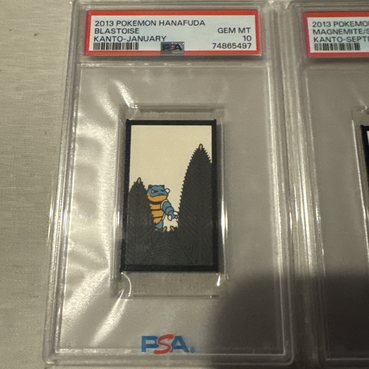 PSA 10 PSYDUCK SANDSLASH BLASTOISE 2013 POKEMON JAPANESE HANAFUDA