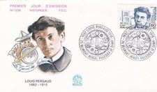 FRANCE 1982 FDC LOUIS PERGAUD YT 2227