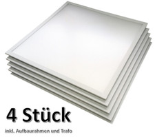 NUOVO - 4 pezzi  Pannello led lampada ufficio 30x30 sospensione plafoniera plafoniera