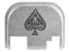 for Glock 17 19 19X Gen 1-4 Slide Cover Rear Plate Anodized Aluminum, USA Made