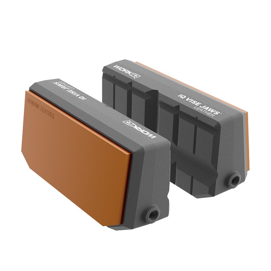 IQ Vise Reversible Leather Jaws for Fine Woodworking & Delicate Materials