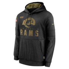 LOS ANGELES RAMS 2020 NIKE NFL Salute to Service Hoodie Men's 2XL