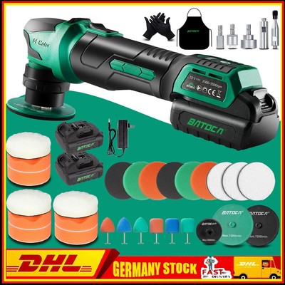BATOCA S4 Profi Mini Akku Poliermaschine Poliermaschine 12V Eccentric Polisher D