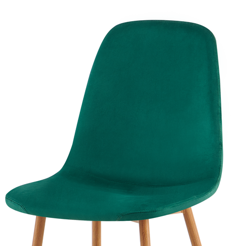 DS Living Luxe Dining Chair with Wood Printed Coating Legs - Mutliple Colours - Picture 23 of 50