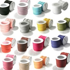 15 Foot Spool Faux Flat Suede Lace Cord 3mm Wide 20 Pound Test Imitation Leather