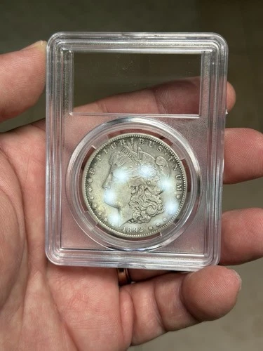1892-S MORGAN SILVER DOLLAR, XF DETAILS