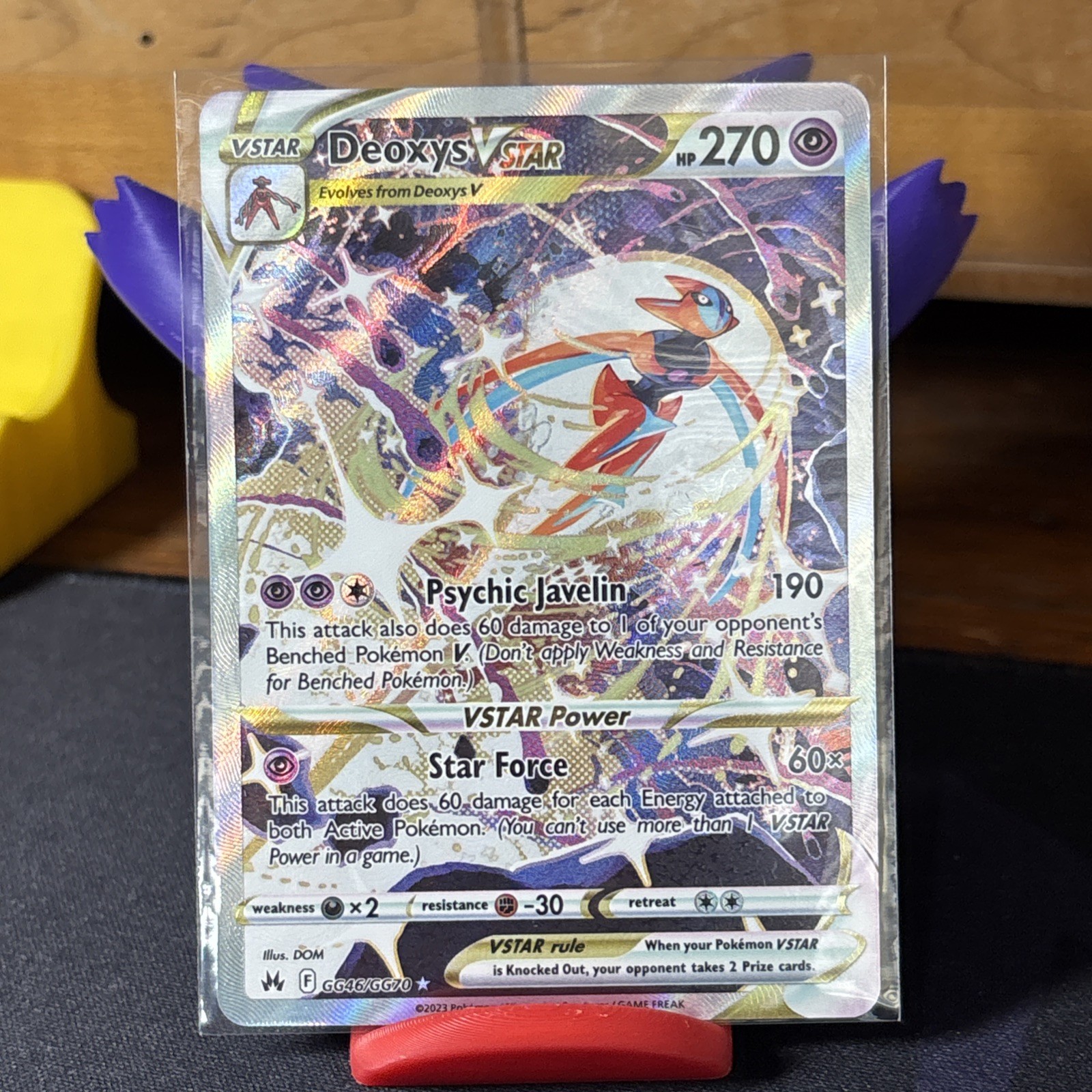 Deoxys VSTAR Ultra Rare Crown Zenith: Galarian Gallery GG46/GG70 NM