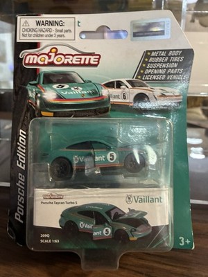 Majorette Porsche Deluxe 1:63 PORSCHE TAYCAN TURBO S Vaillant Diecast 209Q