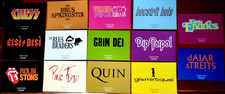 PROMOCARD serie KENWOOD  lotto 14 cards PINK FLOYD-AC/DC-QUEEN-DEEP PURPLE etc