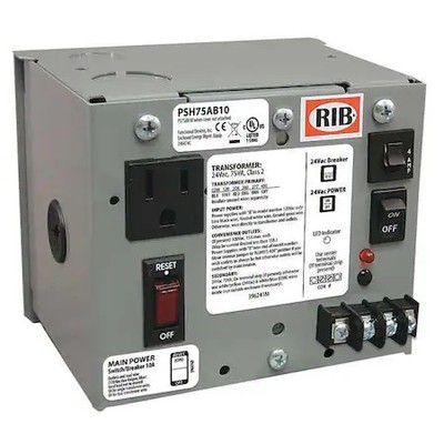 Functional Devices-Rib Psh75ab10 Class 2 Transformer, 75 Va, Nema 1, 120V Ac,