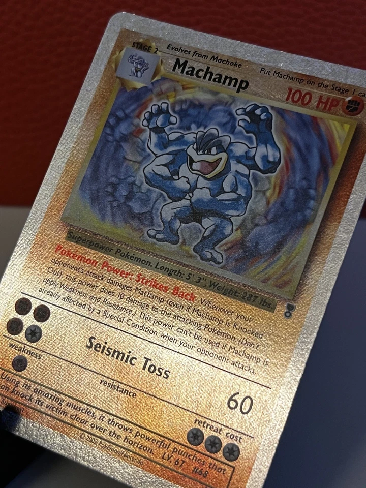 Machamp Legendary Collection Reverse Holo Pokémon Card 15/110 - NM - Image 3 of 4
