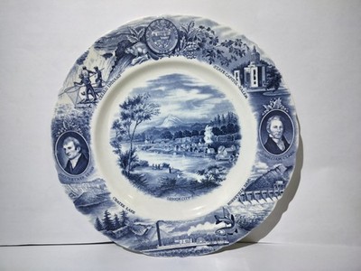 The Oregon Plate By Johnson Bros. England For Meier & Frank Co. Lewis & Clark 