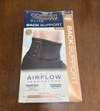Copper Fit Elite Air Back Support Brace Airflow Technology One Size Adjustable
