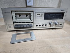 Vintage FISHER Stereo Cassette Tape Deck Recorder CR-4013 Powers On Untested