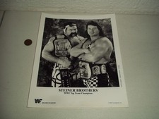 VINTAGE STEINER BROTHERS WRESTLING PROMO PHOTO WWE WWF