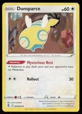 Dunsparce 207/264 Uncommon Fusion Strike Pokemon Lightly Played