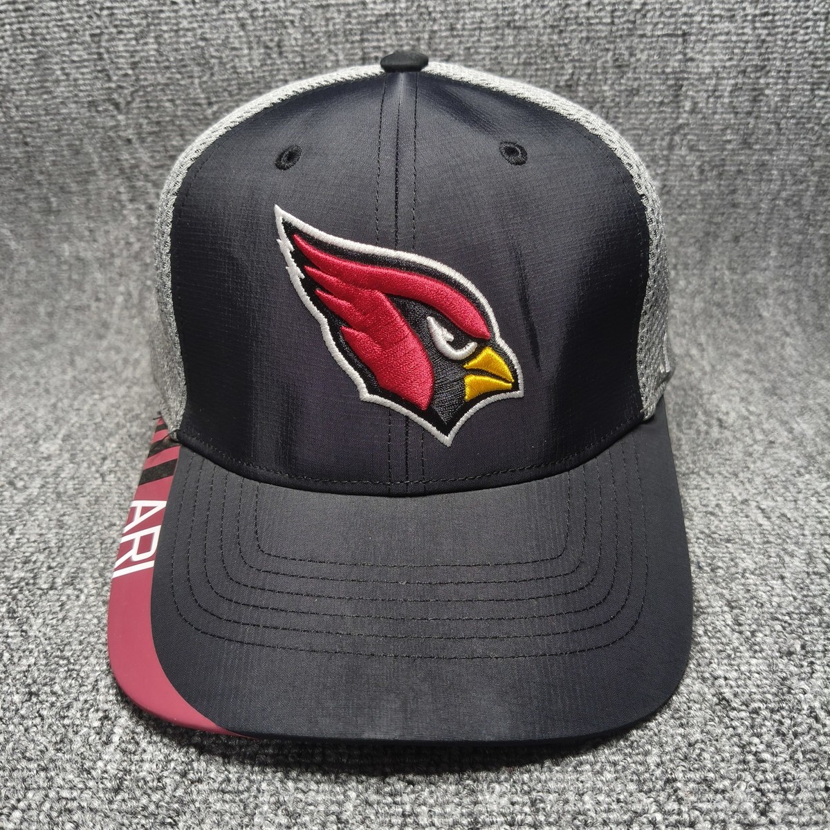 '47 Brand Arizona Cardinals NFL Trucker Hat Black Gray Mesh Cap ARI
