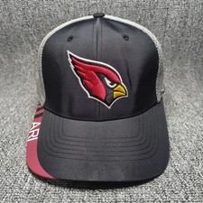 '47 Arizona Cardinals NFL Trucker Hat Black Grey Mesh Cap ARI Brim