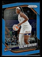 Kalani Brown 2025 Panini Prizm WNBA Light Blue Prizm Card /125 #55