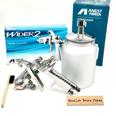 ANEST IWATA WIDER2-20R1S 2.0mm & PC-1 CUP Set New  From Japan