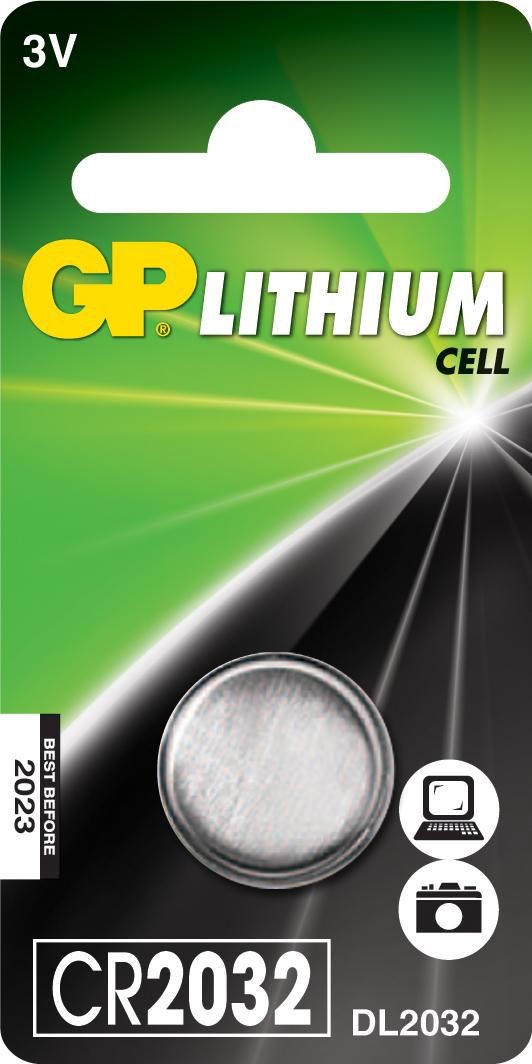 GP CR2032 Lithium Knopfzelle 3V - Bild 2