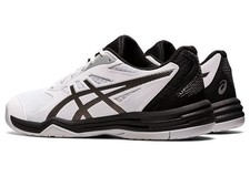 ASICS Men's Upcourt 5 Volleyball Shoes White/Gunmetal Size 7 US/6 UK