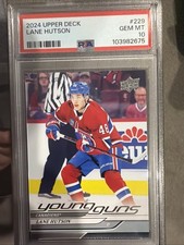 2024-25 Upper Deck Series 1 - Young Guns Lane Hutson #229 (RC) PSA 10