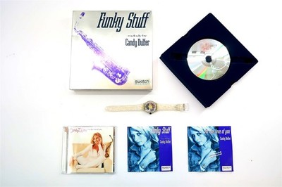 Swatch Musicall Watch FUNKY STUFF SLS02 w/ Candy Duffer CD, Box & Papers #3