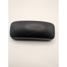 Nike Black Hard Shell Sunglasses Eyeglasses Case Just Do It Swoosh Logo