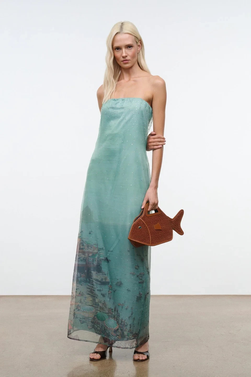 Staud Cleo Fish Bag in Tabac — image 6