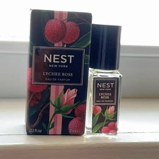 NEST Lychee Rose Womens Perfume EDP Rollerball Mini 0.1 Oz NWOB