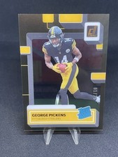 2022 Clearly Donruss GEORGE PICKENS #73 Rookie RC Orange #d 1/75  FIRST PRINT🔥